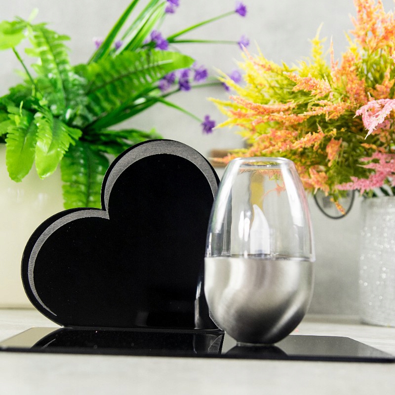 SOLARNY ZNICZ LED STATUETKA NA CMENTARZ GRÓB DUŻA Czas palenia więcej niż 75h