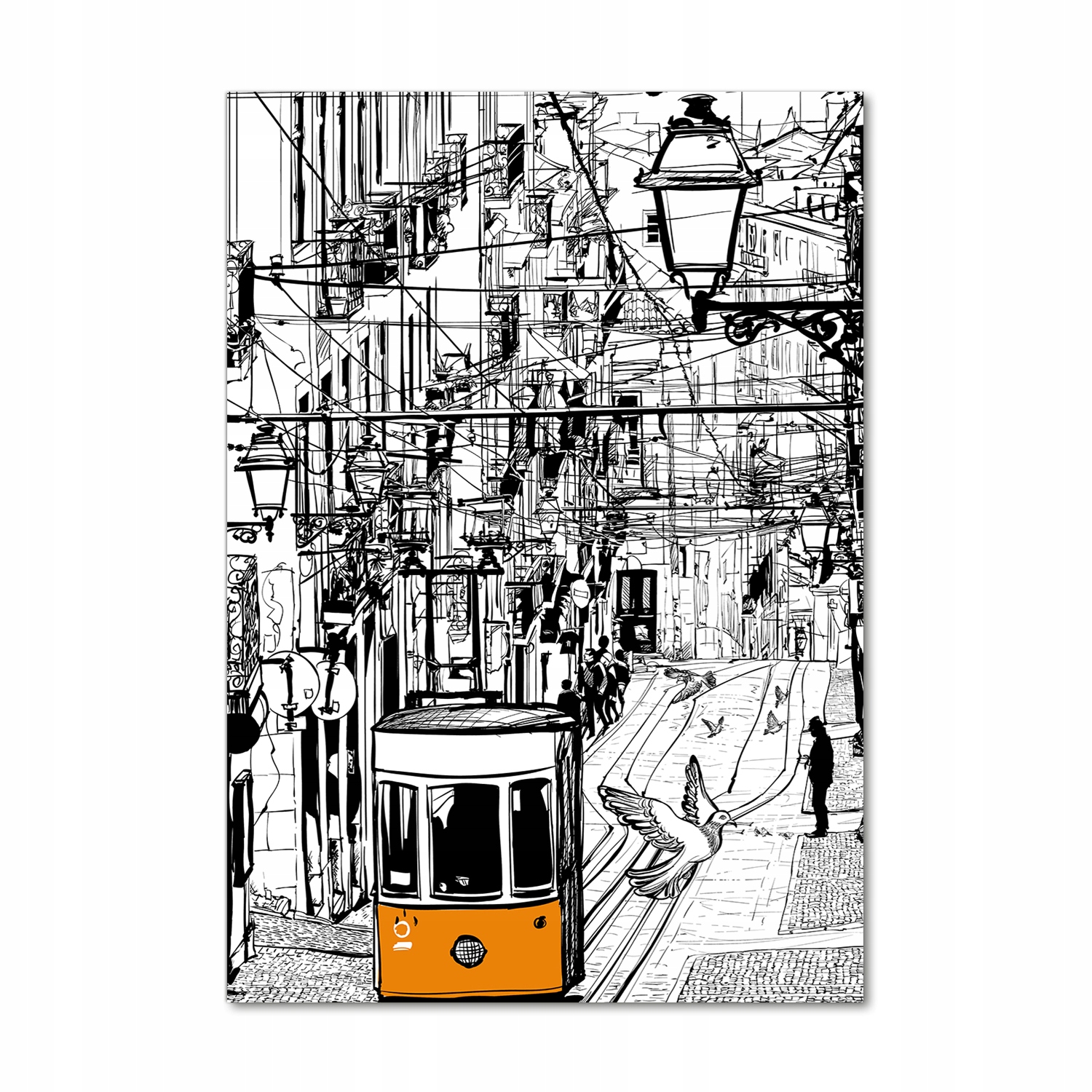 

Foto obraz na szkle Tramwaj w Lizbonie 70x100 cm