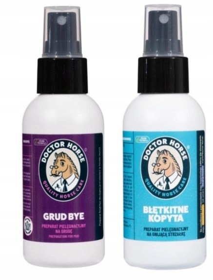 Doctor Horse GrudBye Błękitne Kopyta na strzałkę i grudę 2 x 100ml