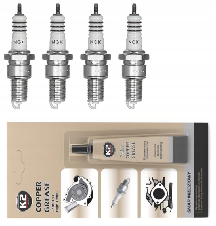 NGK ŚWIECA ZAPŁONOWA IRYDOWA BPR5EIX 6597 + SMAR