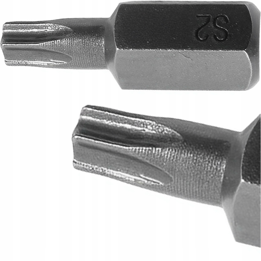 Bit Grot Końcówka Torx Krótki TX40 T40 30MM Uchwyt Hex 10MM Stal S2 Solidny
