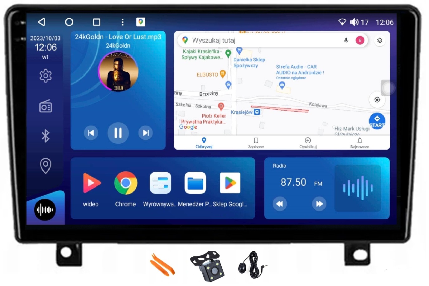 Radio Android Navigácia Opel Astra H 06-14 2K 8/256GB Lte 4G CarPlay Gps