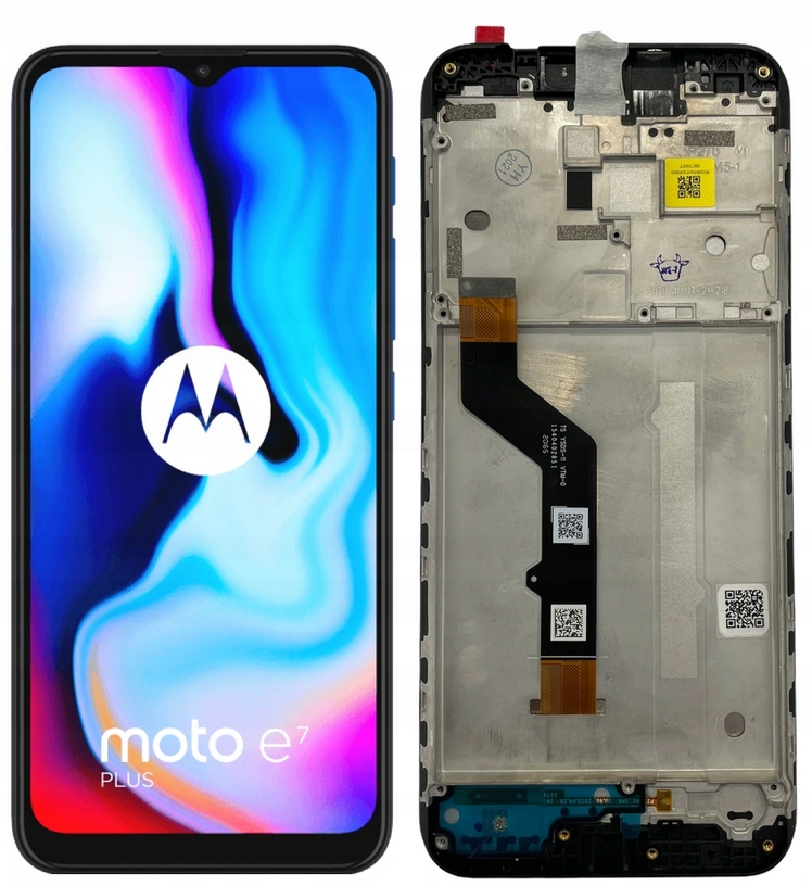 

LCD Wyświetlacz Dotyk do Motorola E7 Plus Ramka