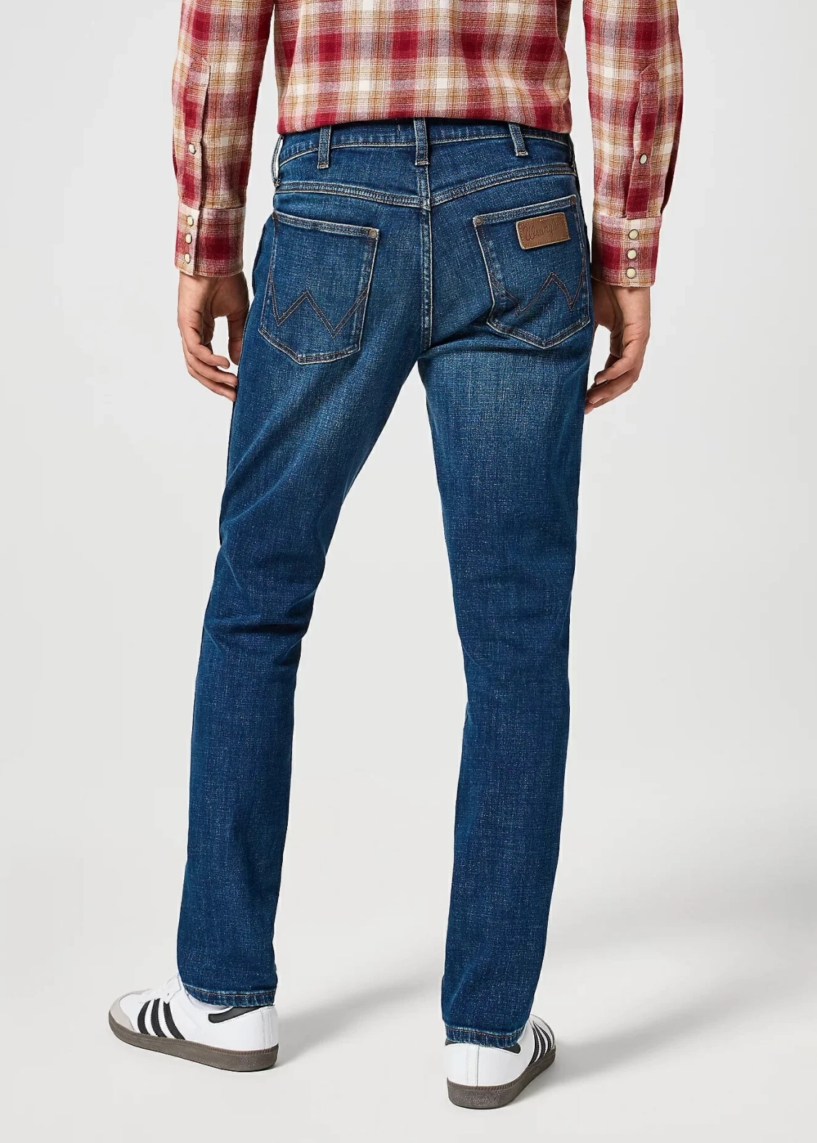 Pánské zúžené džíny Wrangler Larston Azure Fade 112358058 28/32