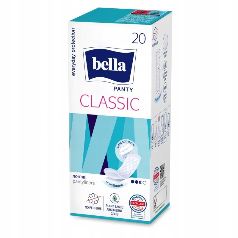 Wkładki higieniczne BELLA PANTY Classic 20 szt.