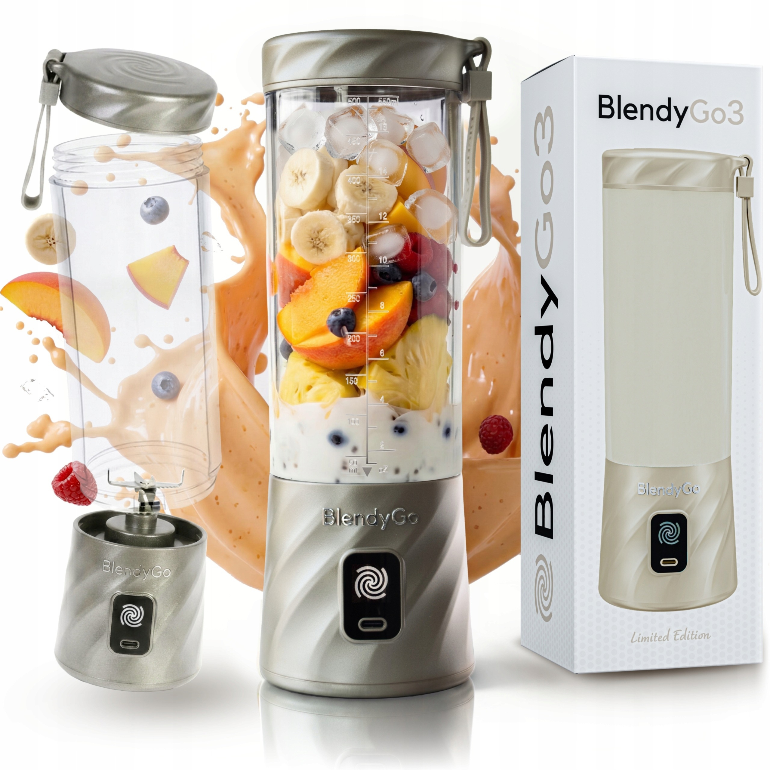 Originální mixér BlendyGo 3 Bezdrátový Usb Blender nové generace