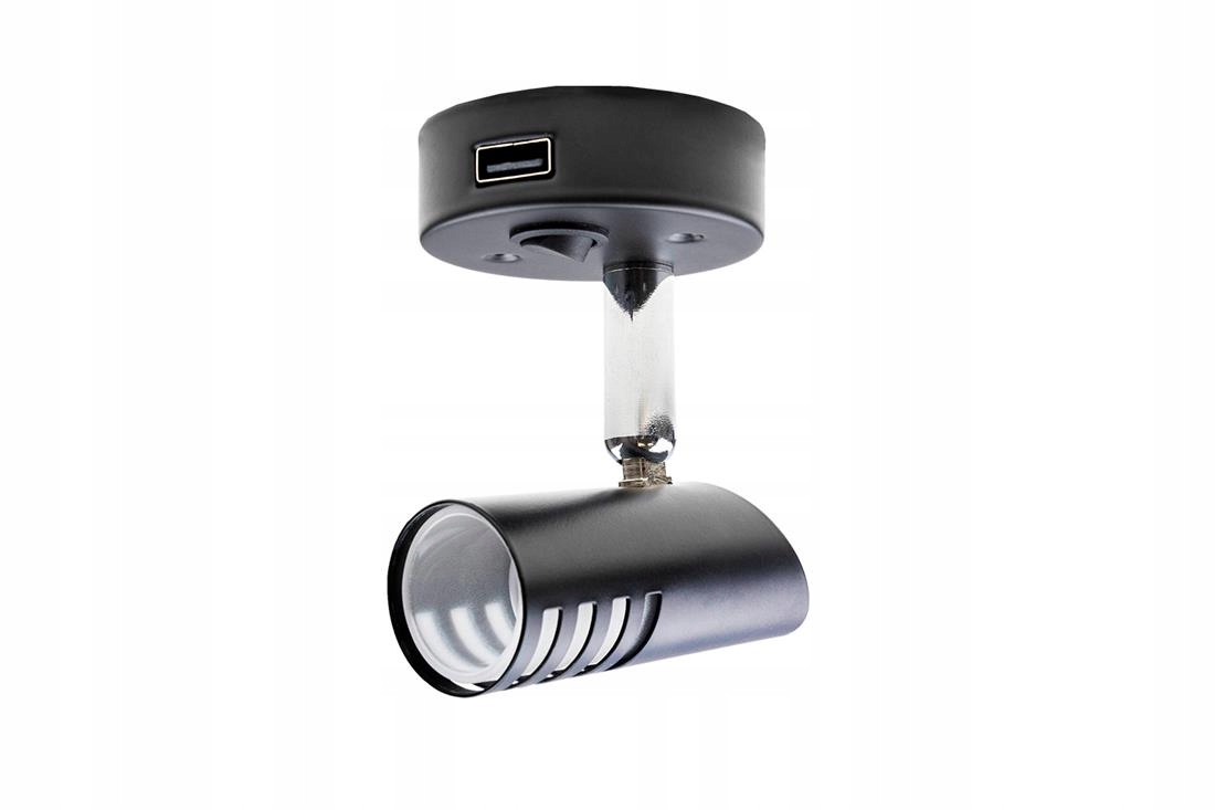 USB Haba світлодіодний внутрішній ліхтар для будинку на колесах чорний