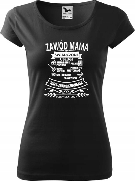 

Koszulka Dzień Matki Urodziny Zawód Mama