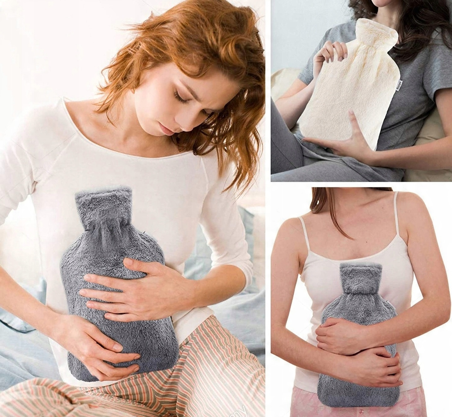 

Pluszowy Termofor Gumowy sox sweter duży Ogrzewacz