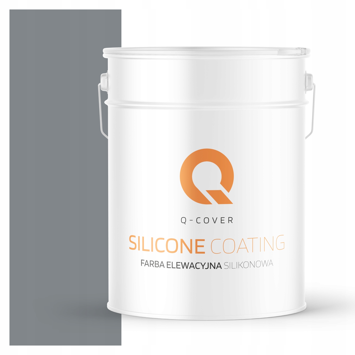 Silikónová Fasádna Farba Na Maľovanie 10 L Šedá Tmavo Modrá F255 Uv