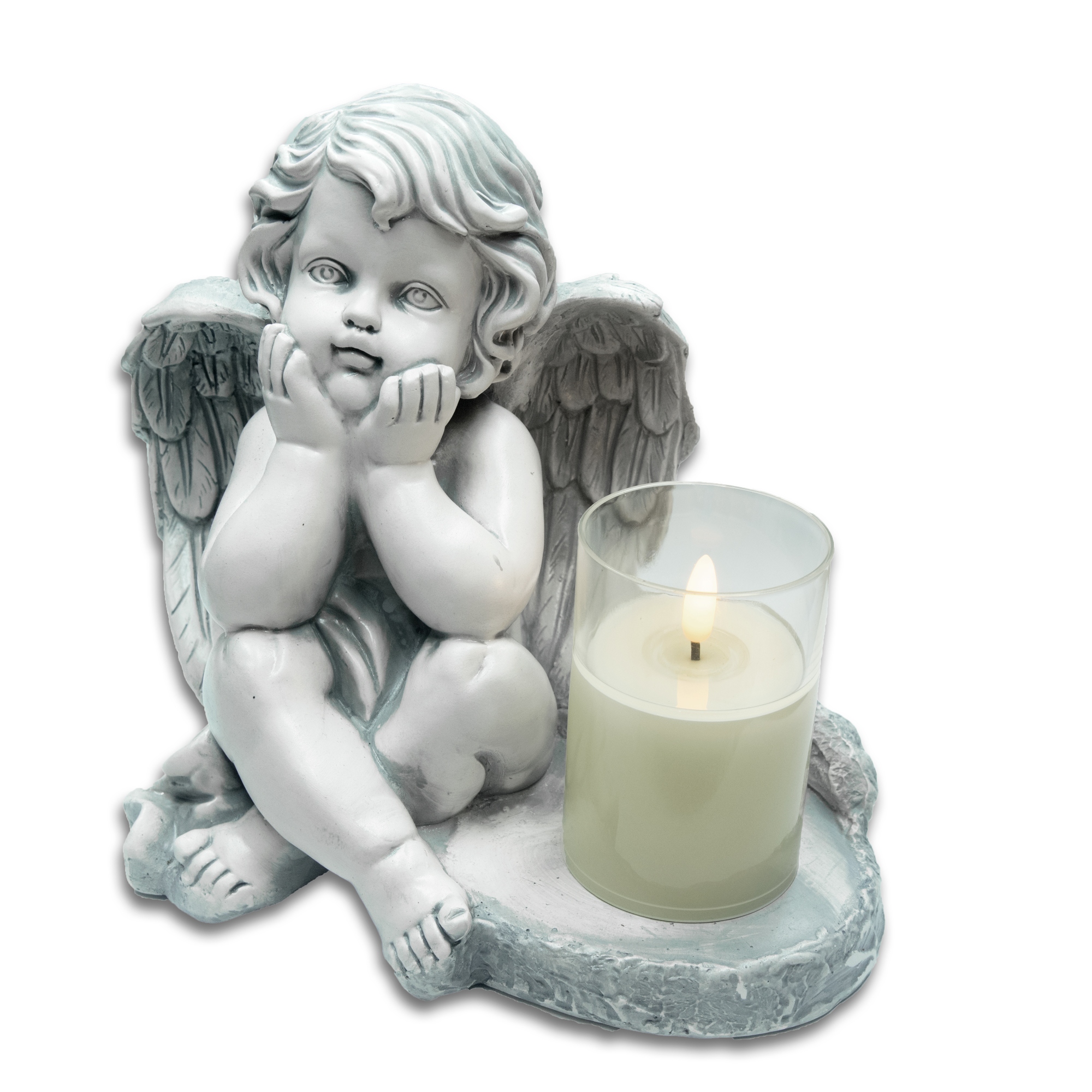 ZNICZ GIPSOWA FIGURKA NAGROBNA LAMPA LED 3XAAA Kod producenta 548856