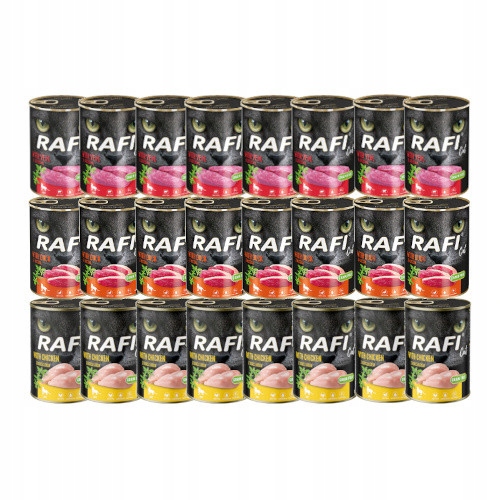 Dolina Noteci Rafi Cat mix Atult 3 smaki dla kota 24x400g