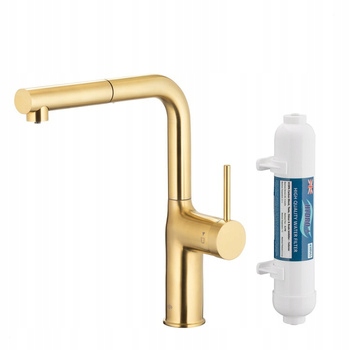 Kfa Kuchynská Batéria Duero Pure Move Hydro+, Brushed Light Gold (brúsené Svetlé Zlato)