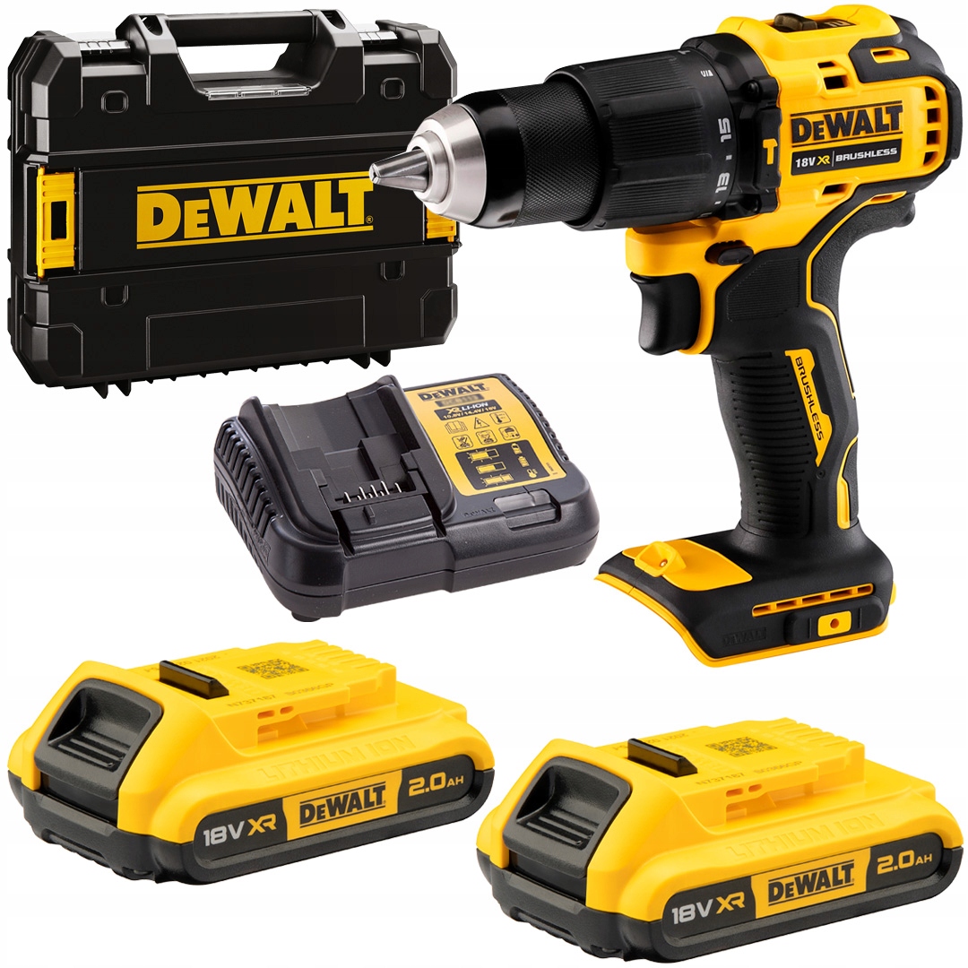 

Wkrętarka udarowa 2-biegowa 65Nm DeWALT DCD709D2T
