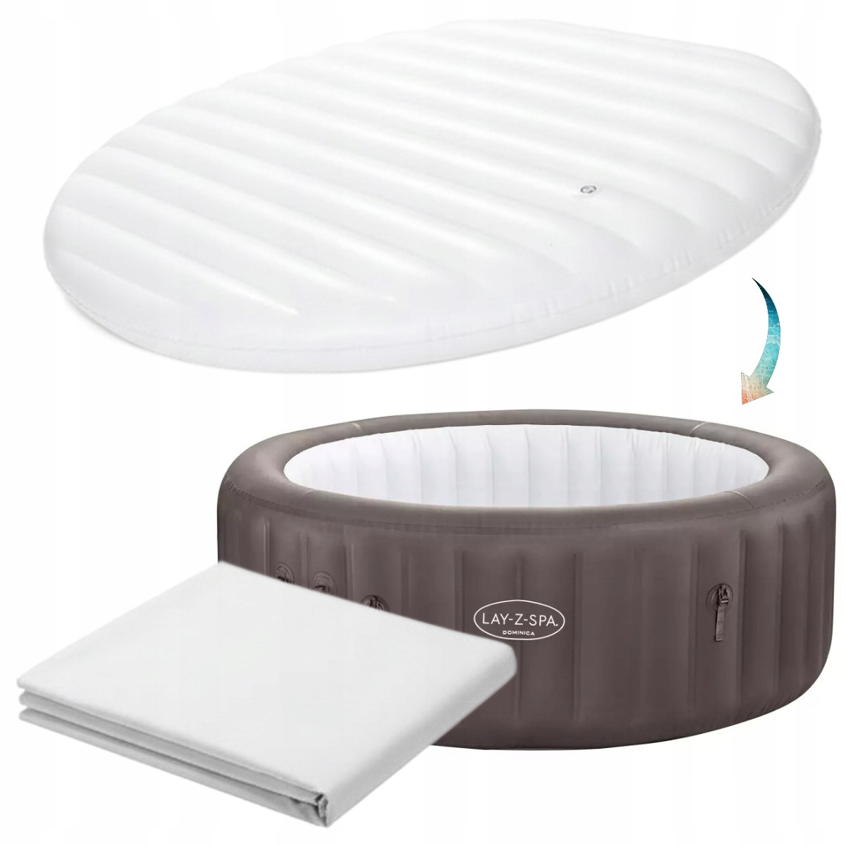 Nafukovací termoizolačný obal na jacuzi Lay-Z-Spa 6001S 60165 Bestway