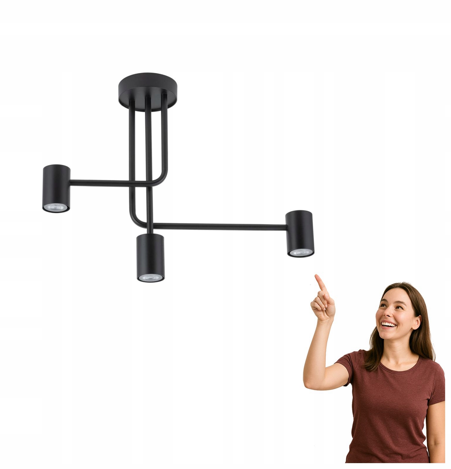 Stropná lampa Luis 3 33420 Sigma Lighting