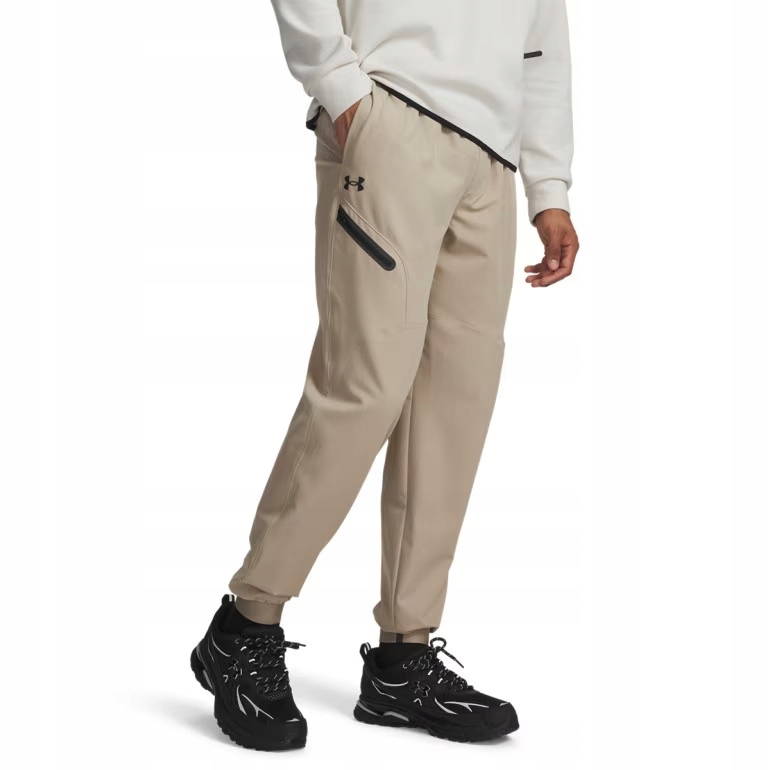 Under Armour Spodnie Dresowe Unstoppable Jogger Beige Beżowe r. XL