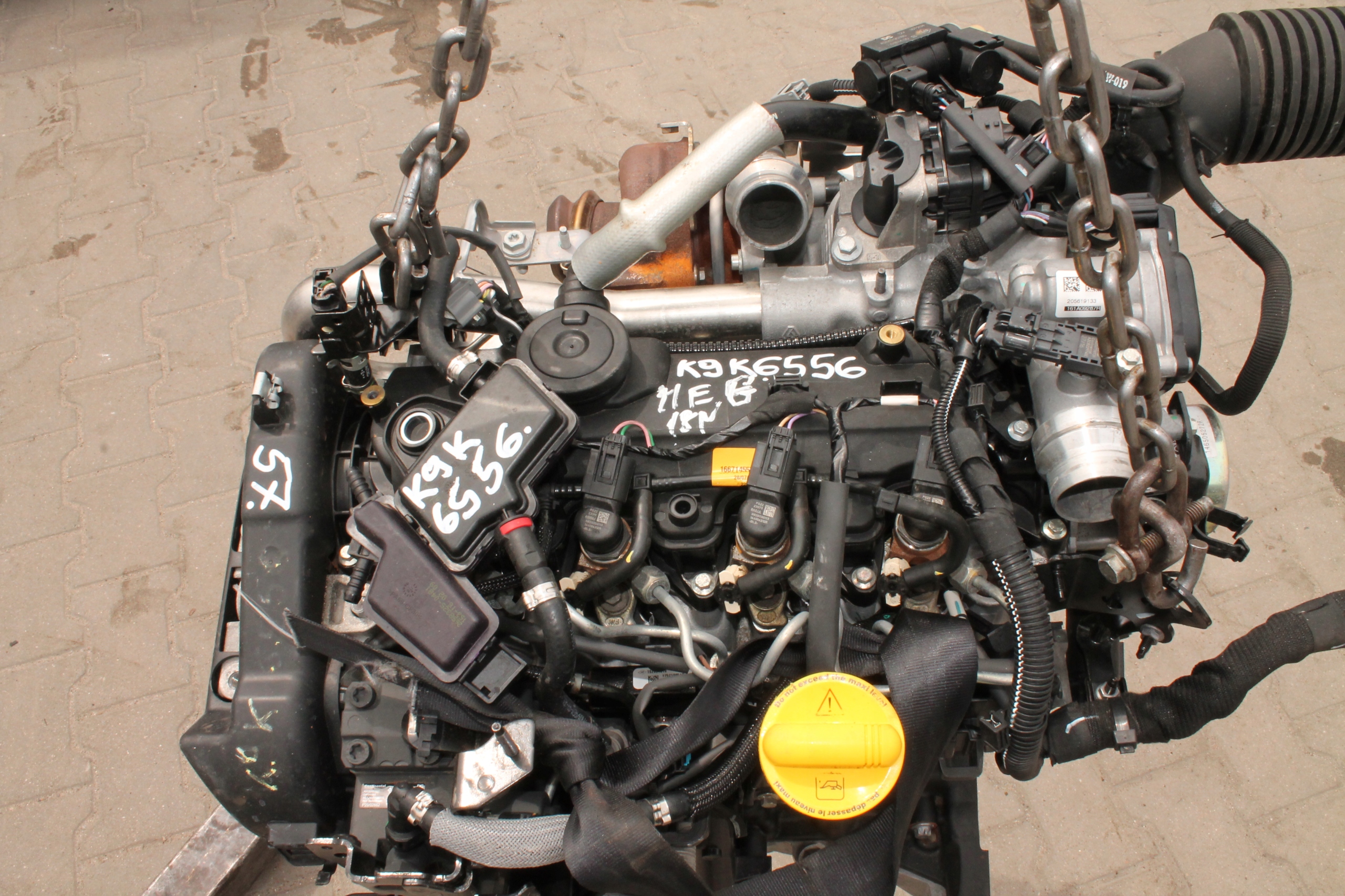 engine complete RENAULT 1,5 DCI K9K6556 40 TYSKM