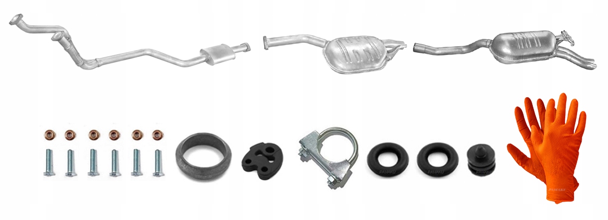 Mercedes W124 300 3.0 Diesel 80 kW (1985-7/1993) Výfukový Systém