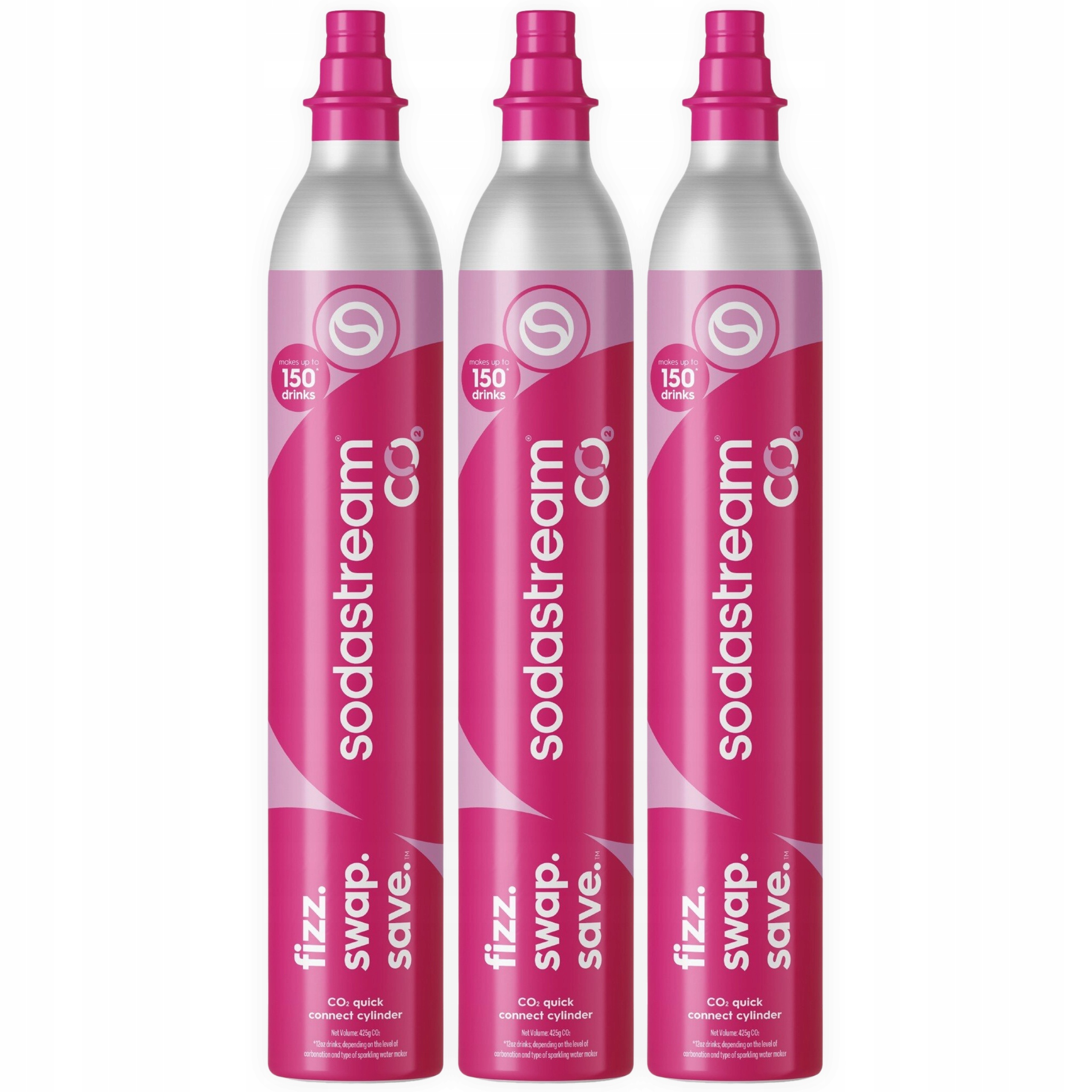 Cylindrová bombička s CO2 plynem SodaStream Quick Connect Qc pro saturátor