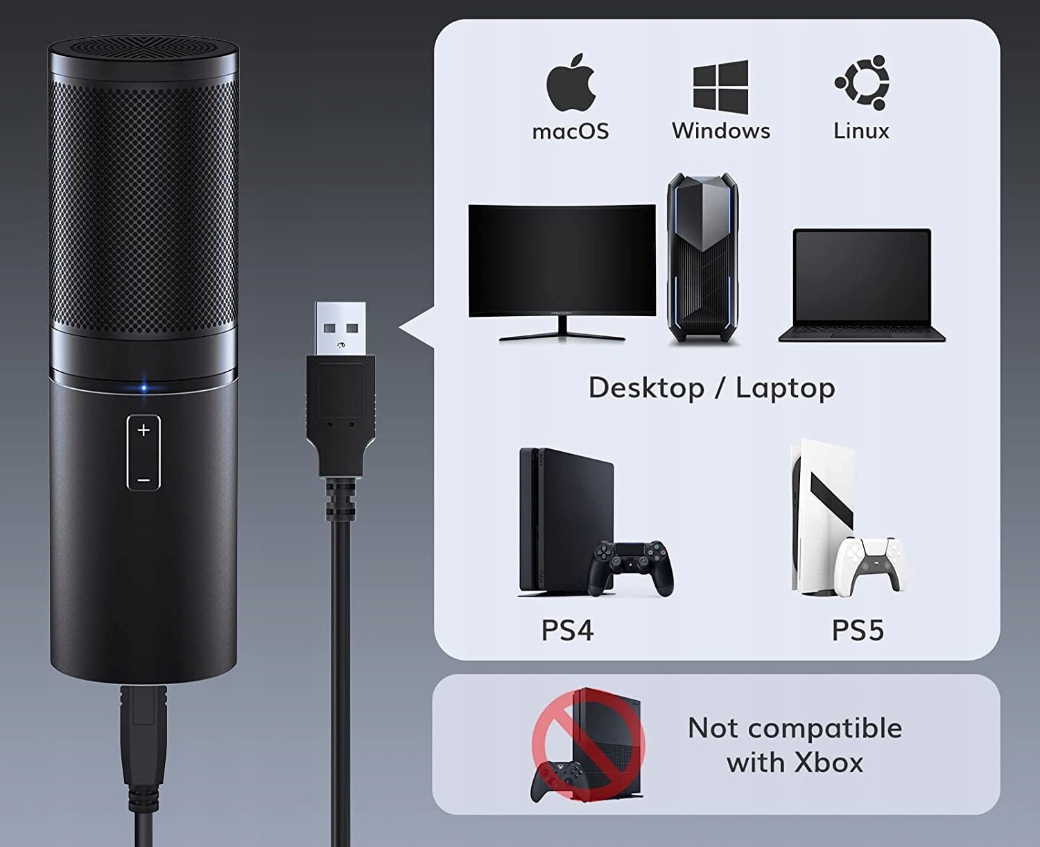 Mikrofon Studyjny Pojemnościowy Tonor Q9 20kHz Kod producenta TN120079BL