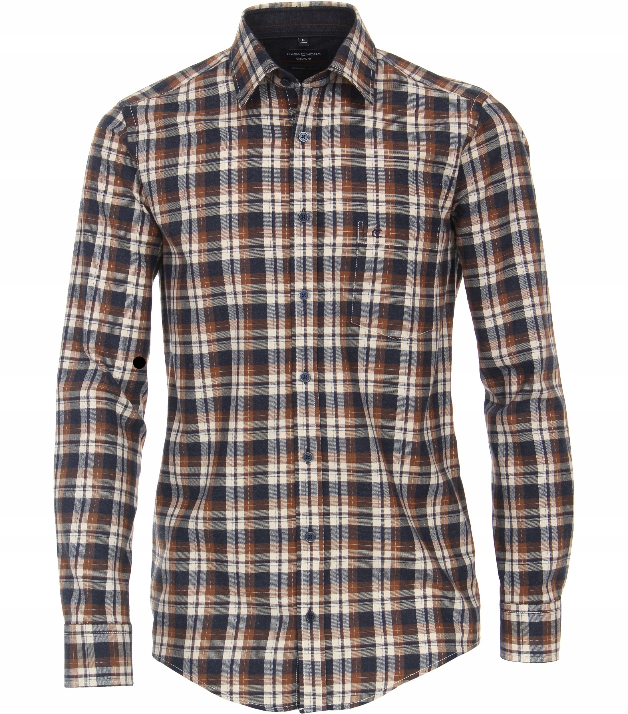 Casamoda Velké Velikosti Flanelová Košile Casual 2XL