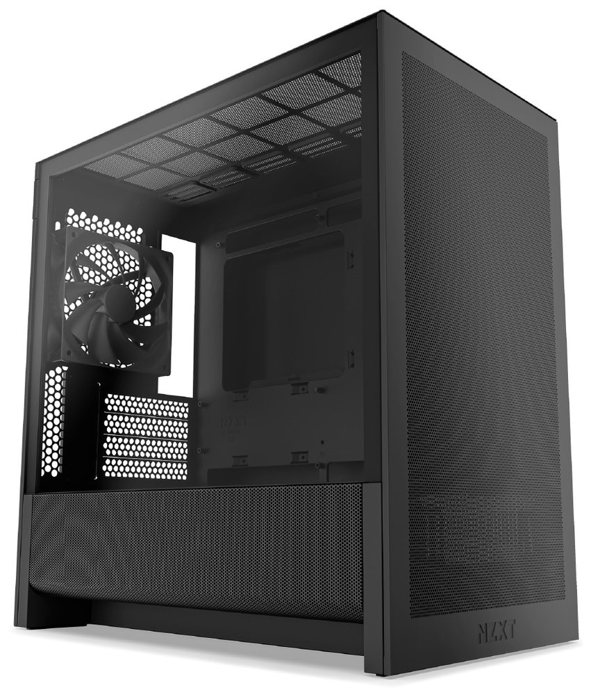 Nzxt skříň H3 Flow microATX 1x120mm Usb Usb-c černá