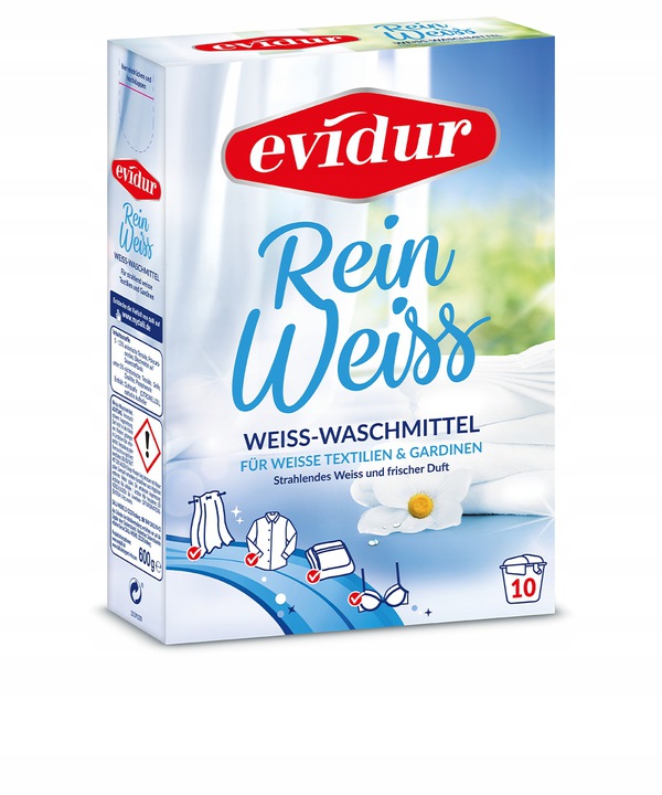 

Evidur proszek do firan białych tkanin 600g