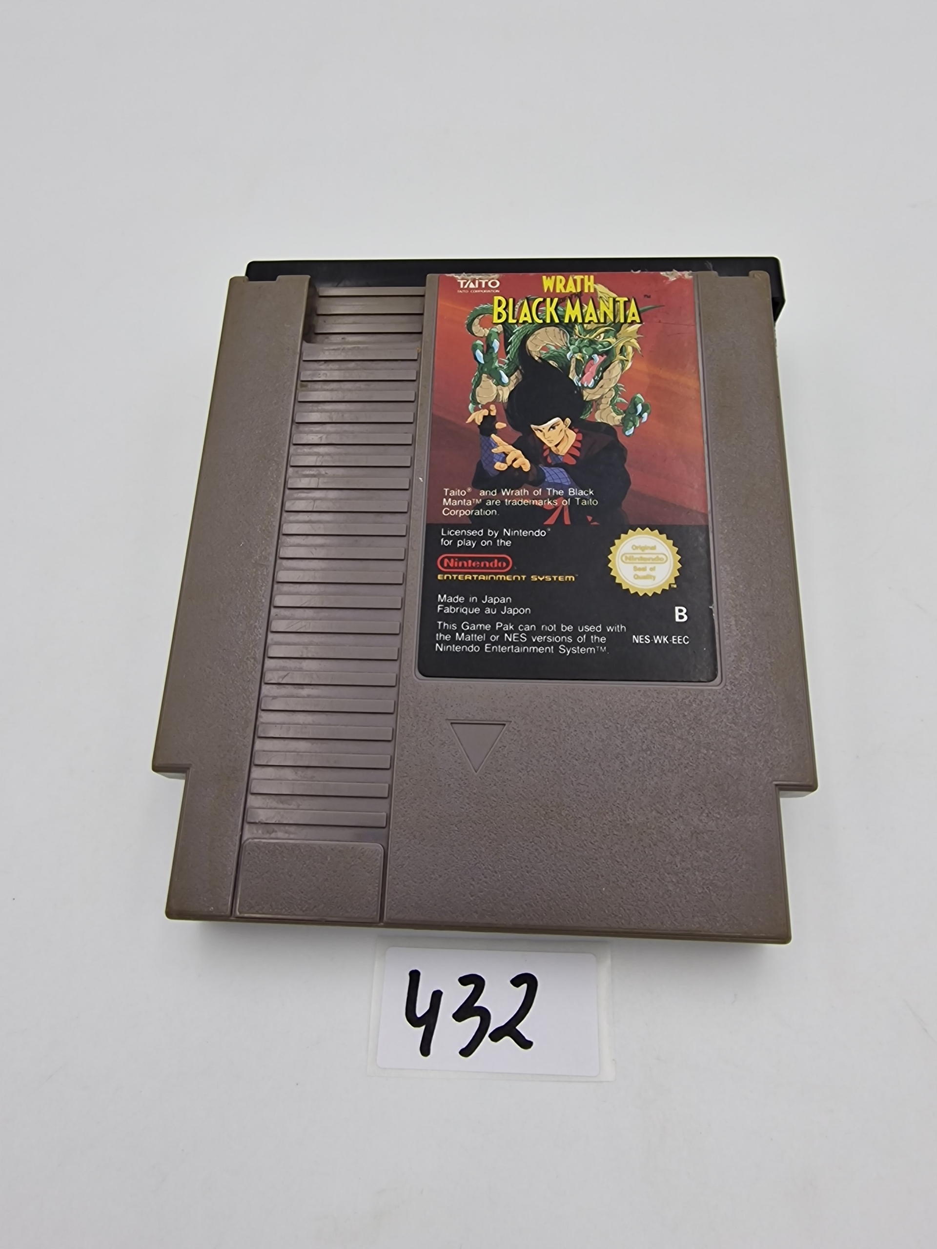 NINTENDO NES WRATH OF THE BLACK MANTA Producent Nintendo