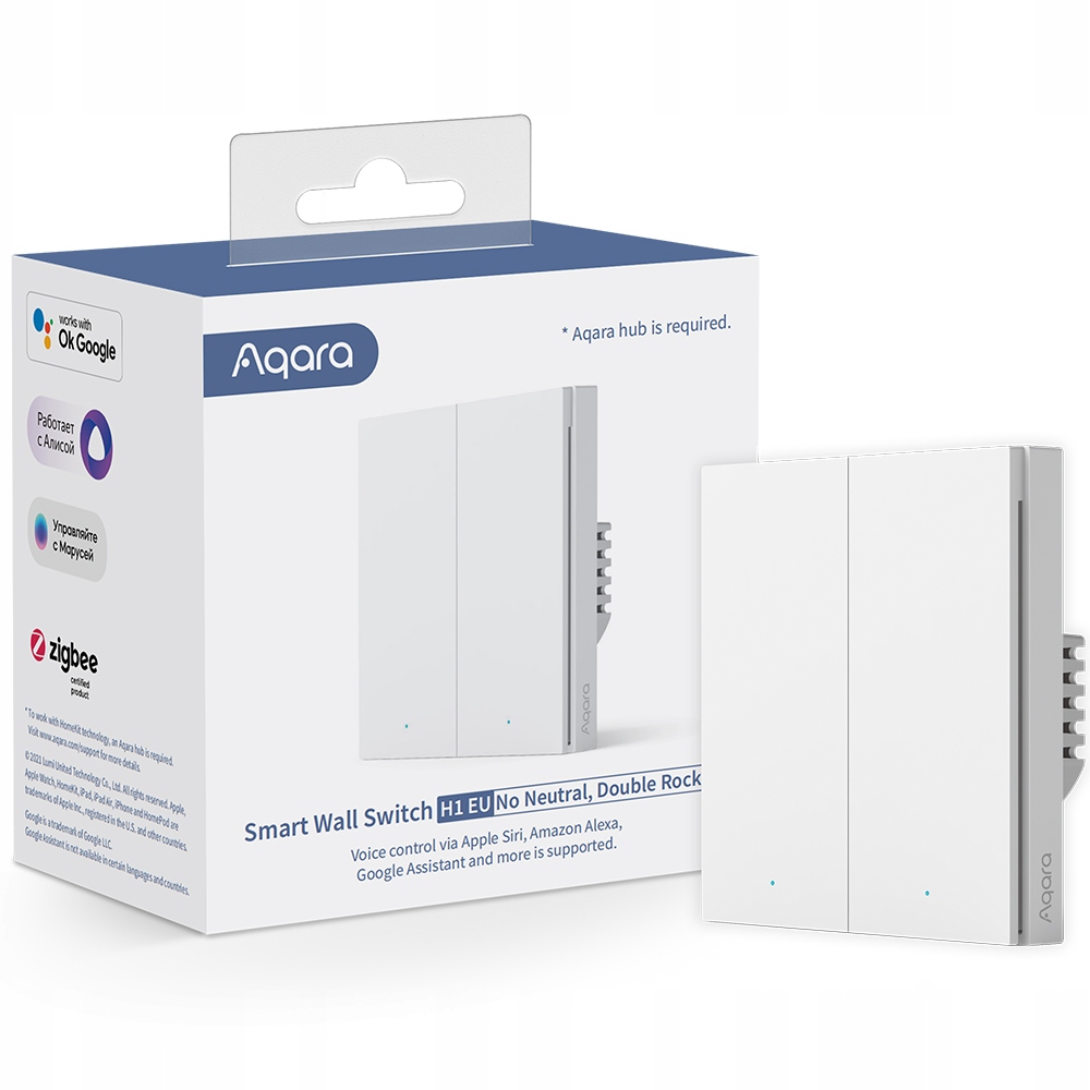 

Aqara H1 Przełącznik Świateł 2 Przyciski Wersja Eu
