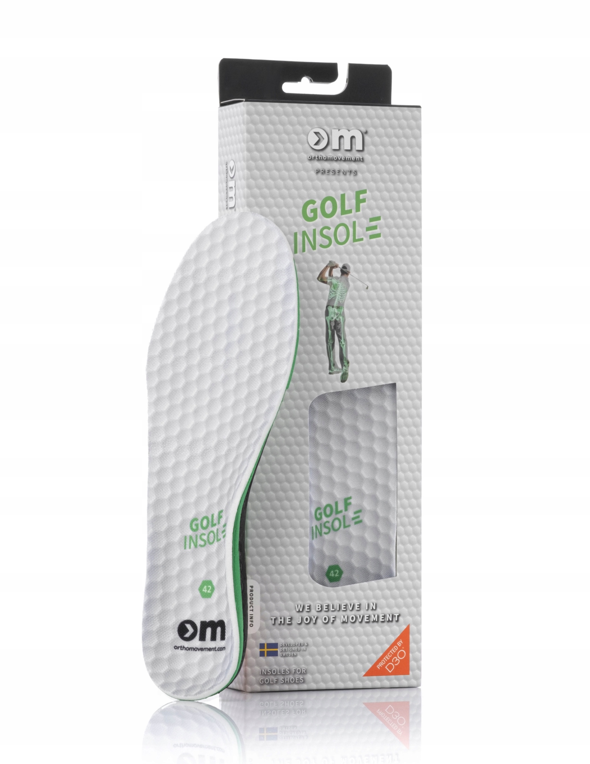 Vložky do golfových bot Ortho Movement Golf 43