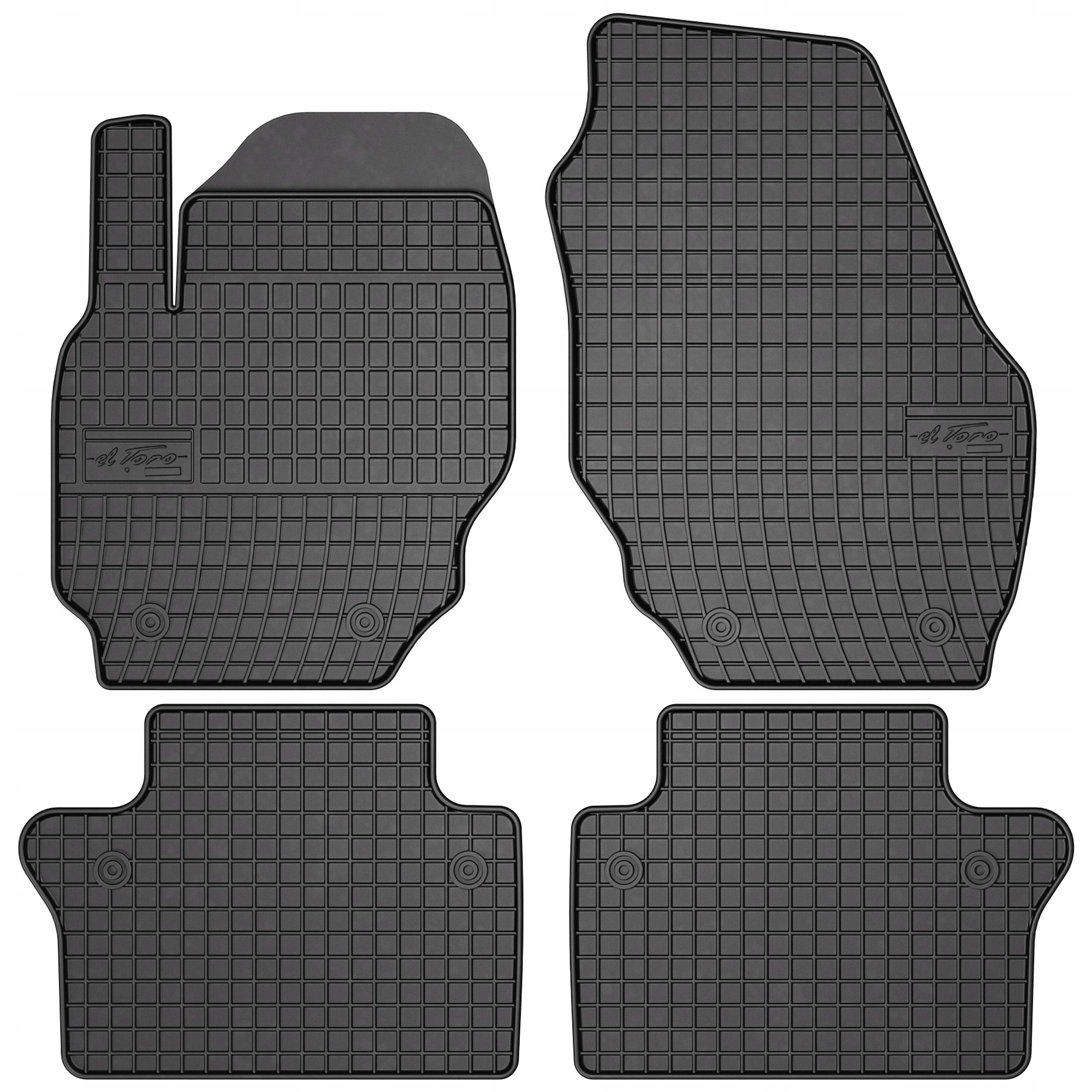 Килимки резинові чорні VOLVO S60 від 2009 | S80 від 2006 | V60 від 2011 | V70