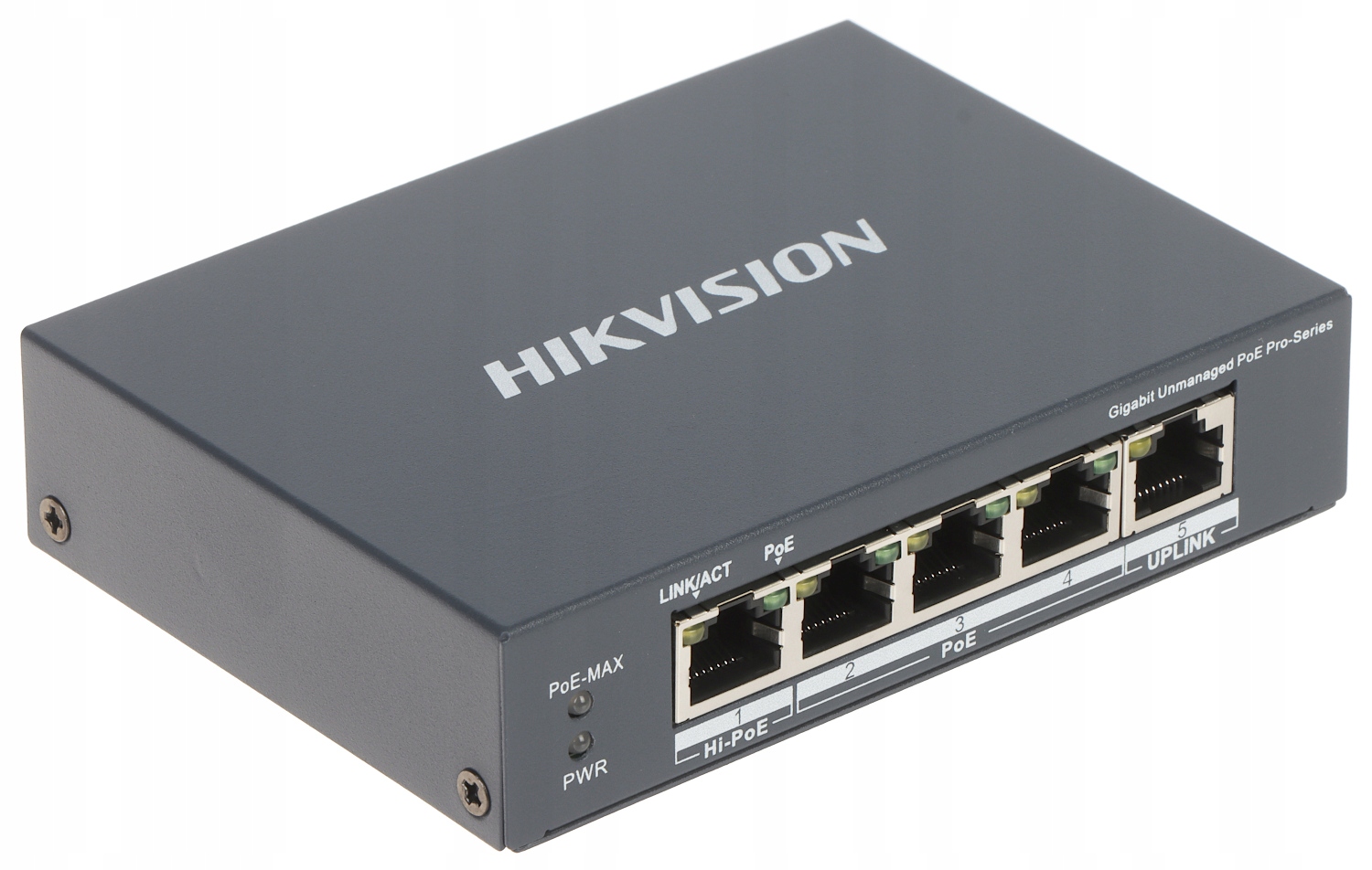 Switch Poe DS-3E0505HP-E 4-PORTOVÝ Hikvision
