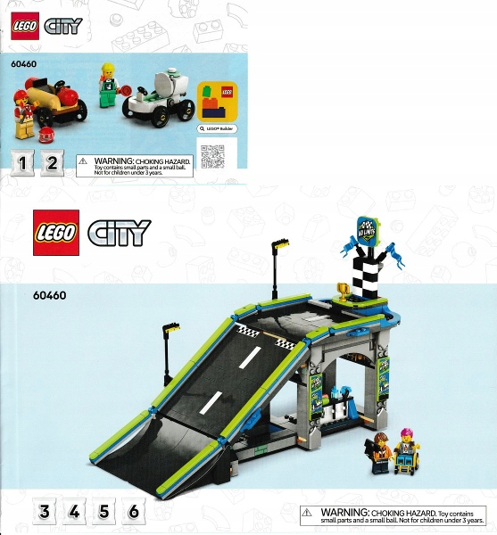 Instrukcja LEGO City 60460 No Limits: Race Car Ramp • Cena, Opinie ...
