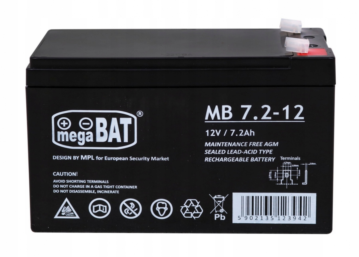 

akumulator 12V 7Ah Bateria do quada motoru auta