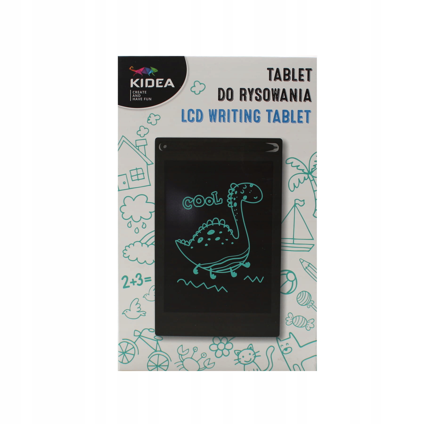 TABLET DO RYSOWANIA 21CM CZARNY KIDEA DLA DZIECI