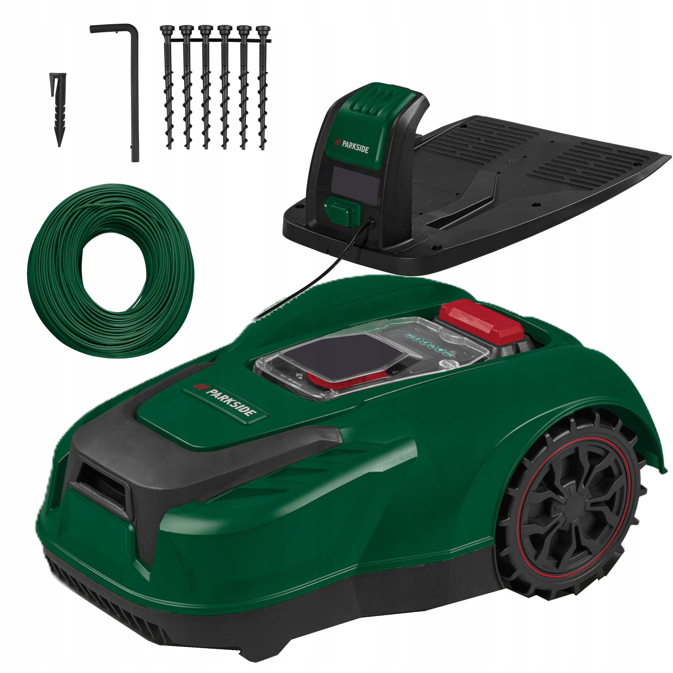 Robot koszący Parkside do 500 m² szer. koszenia 18 cm
