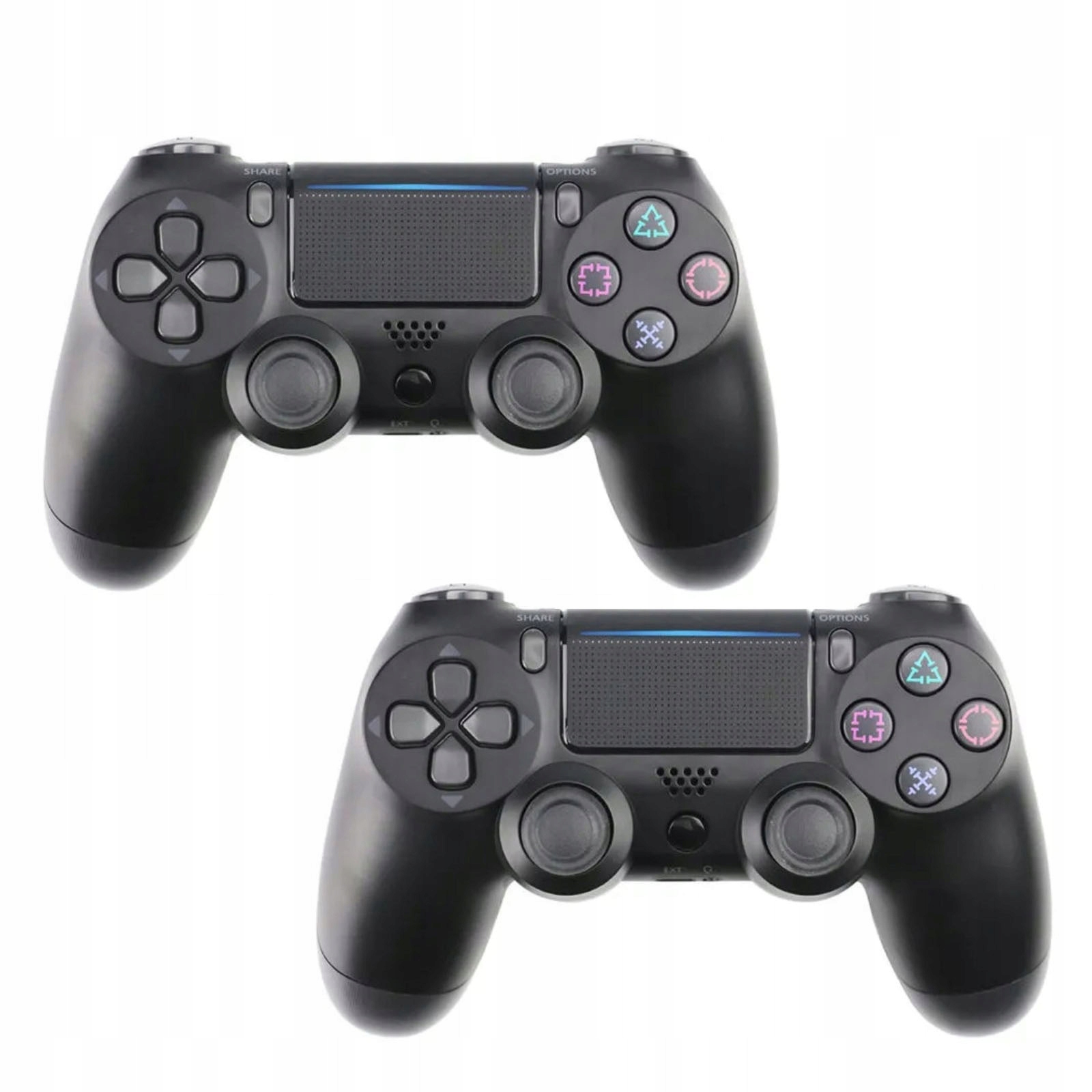 Bezprzewodowy Pad Do PS4 Double Shock 2SZT Zamienniki Gamepad,czarny