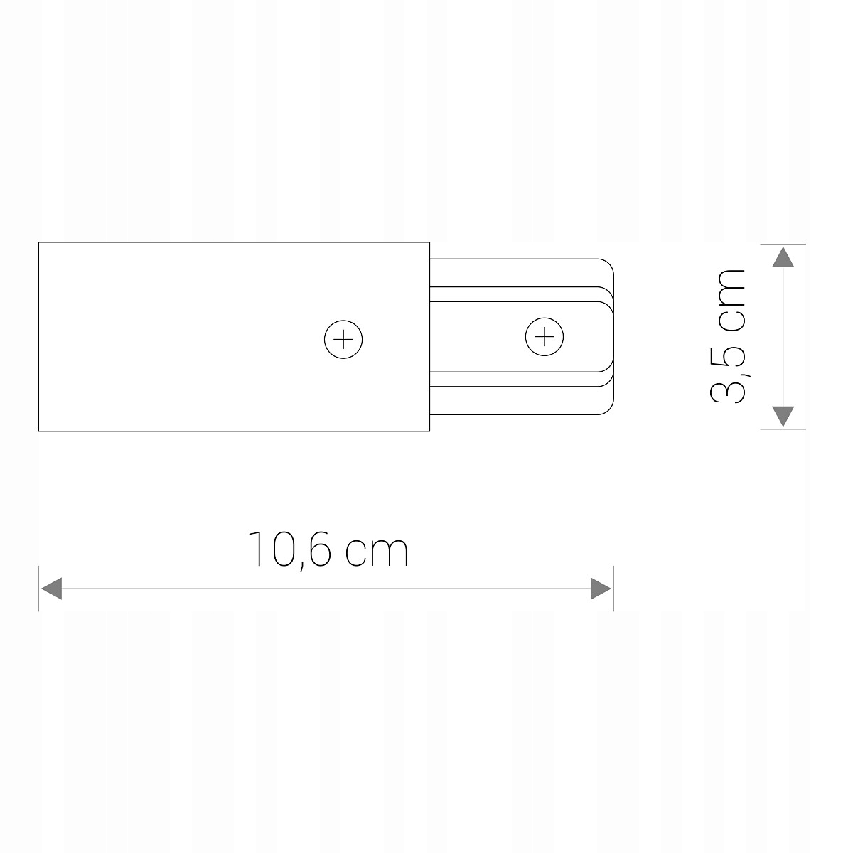 Zasilanie końcowe 1F PROFILE POWER END CAP 9463 - Nowodvorski Marka Nowodvorski