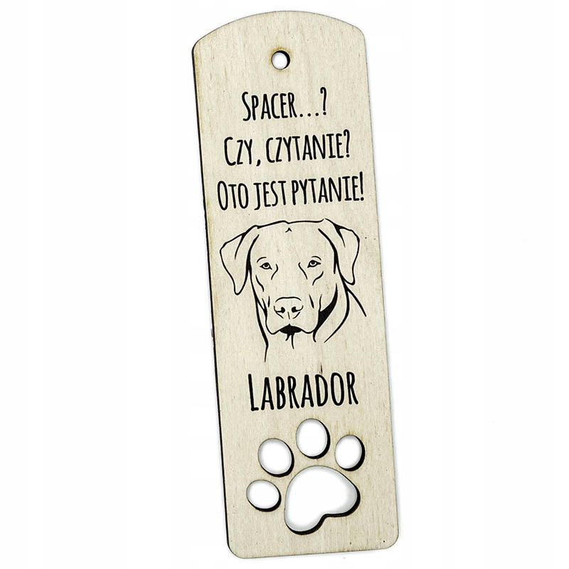 Zakładka do książki z wizerunkiem psa Labrador
