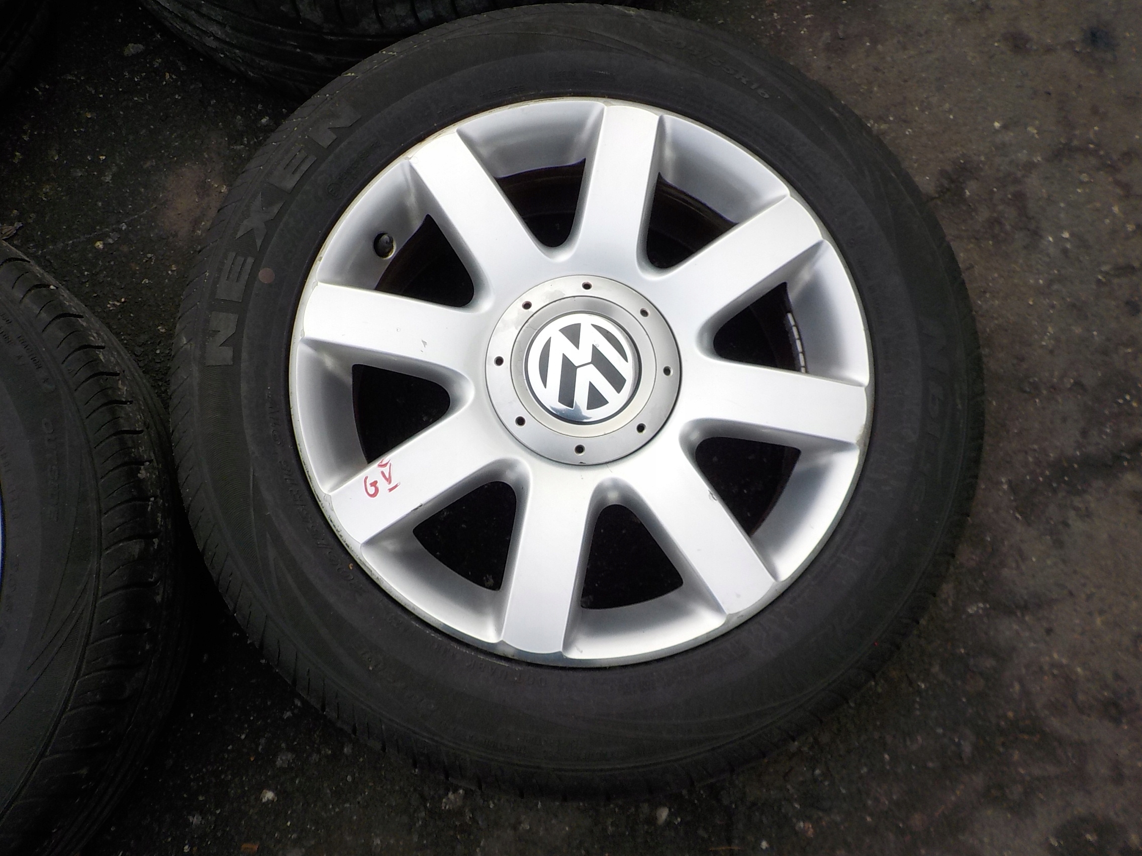 discs aluminium 16'' vw golf V 1K0601025R