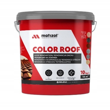 Matizol Color Roof 5kg Czerwona Farba Hydroizolacjna Renowacjna