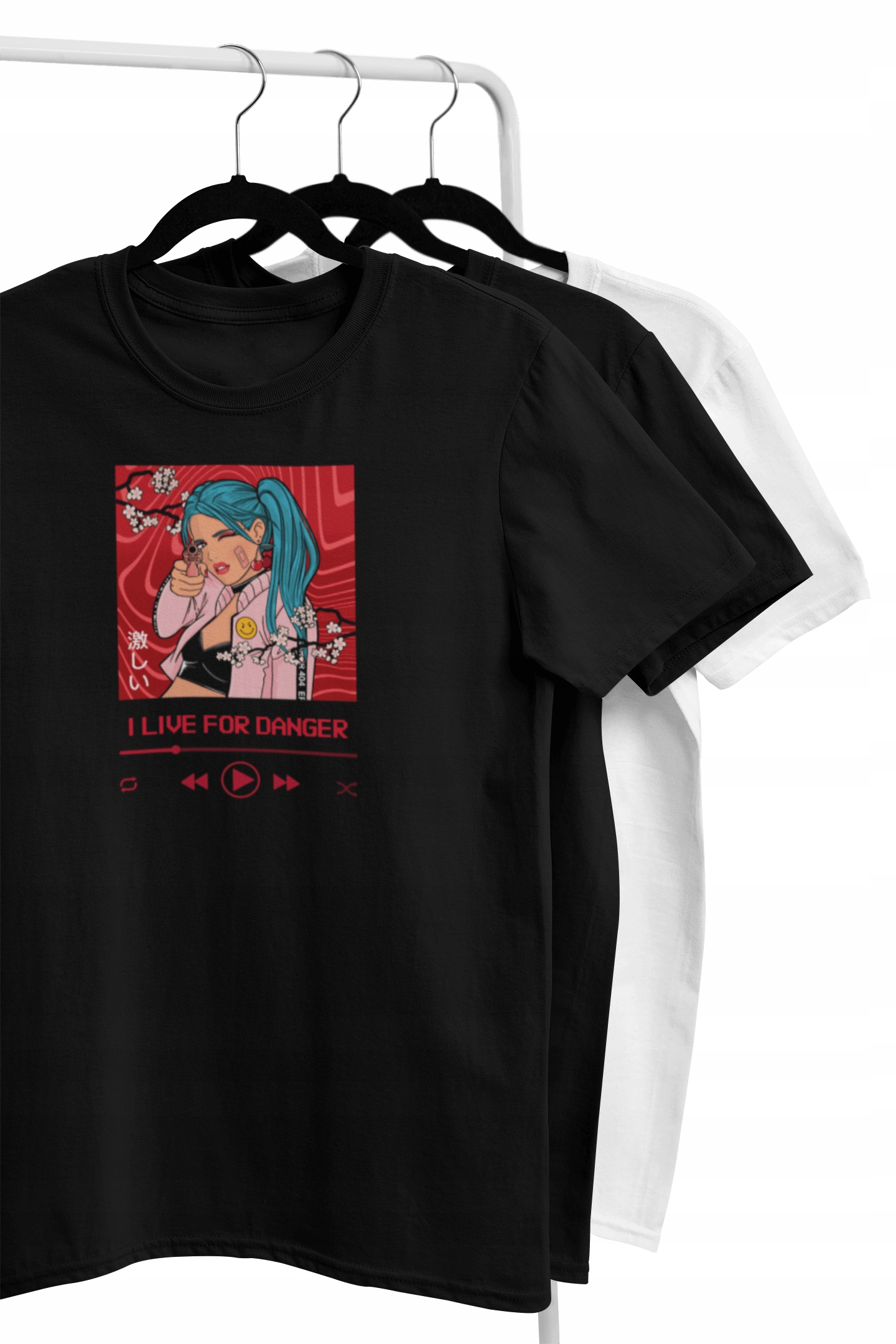 

Koszulka Anime Aesthetic Girl Damska Czarna XL
