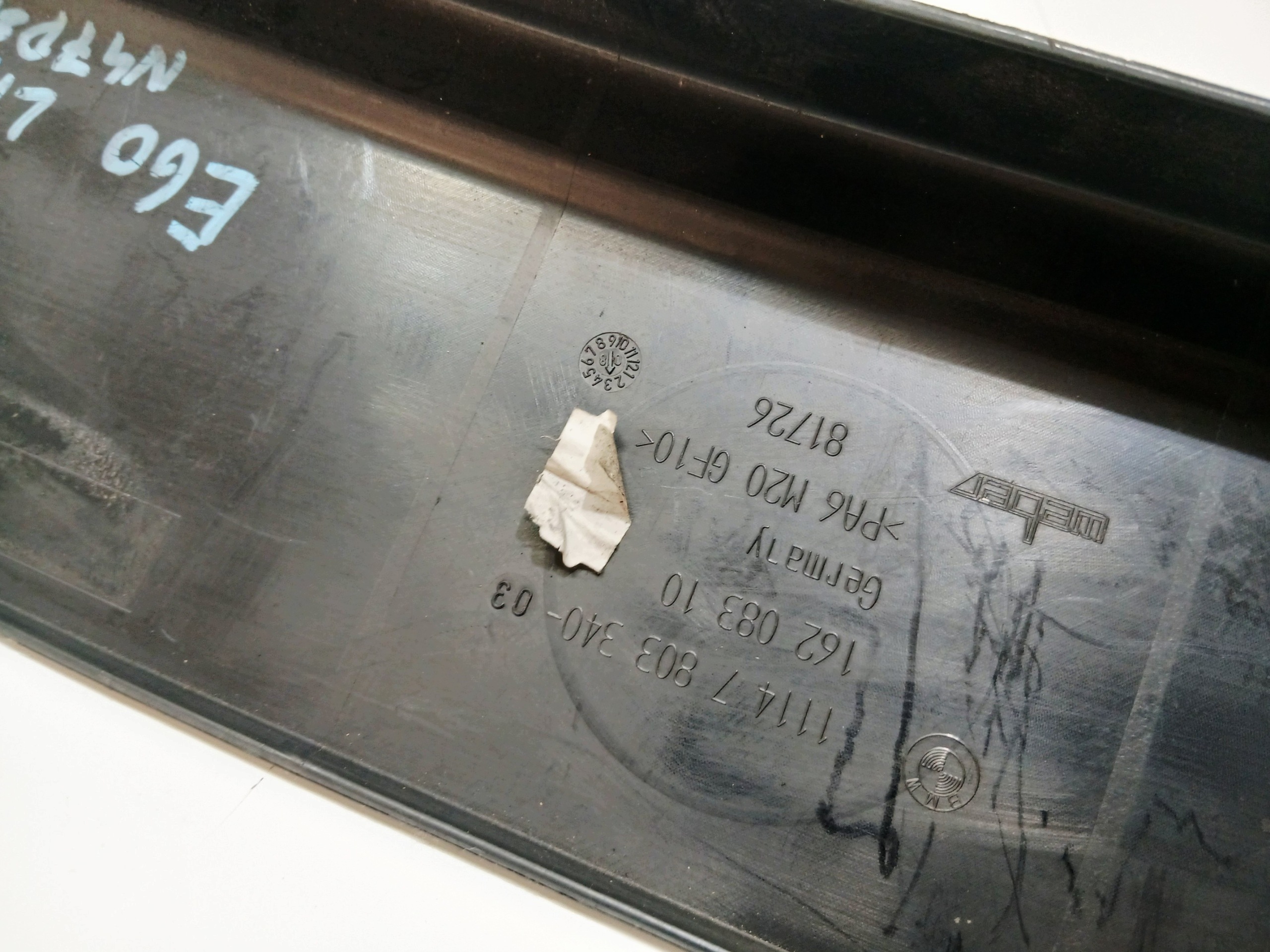 krytka stěny předního kryt BMW 5 E60 E61 LCI N47 7803340