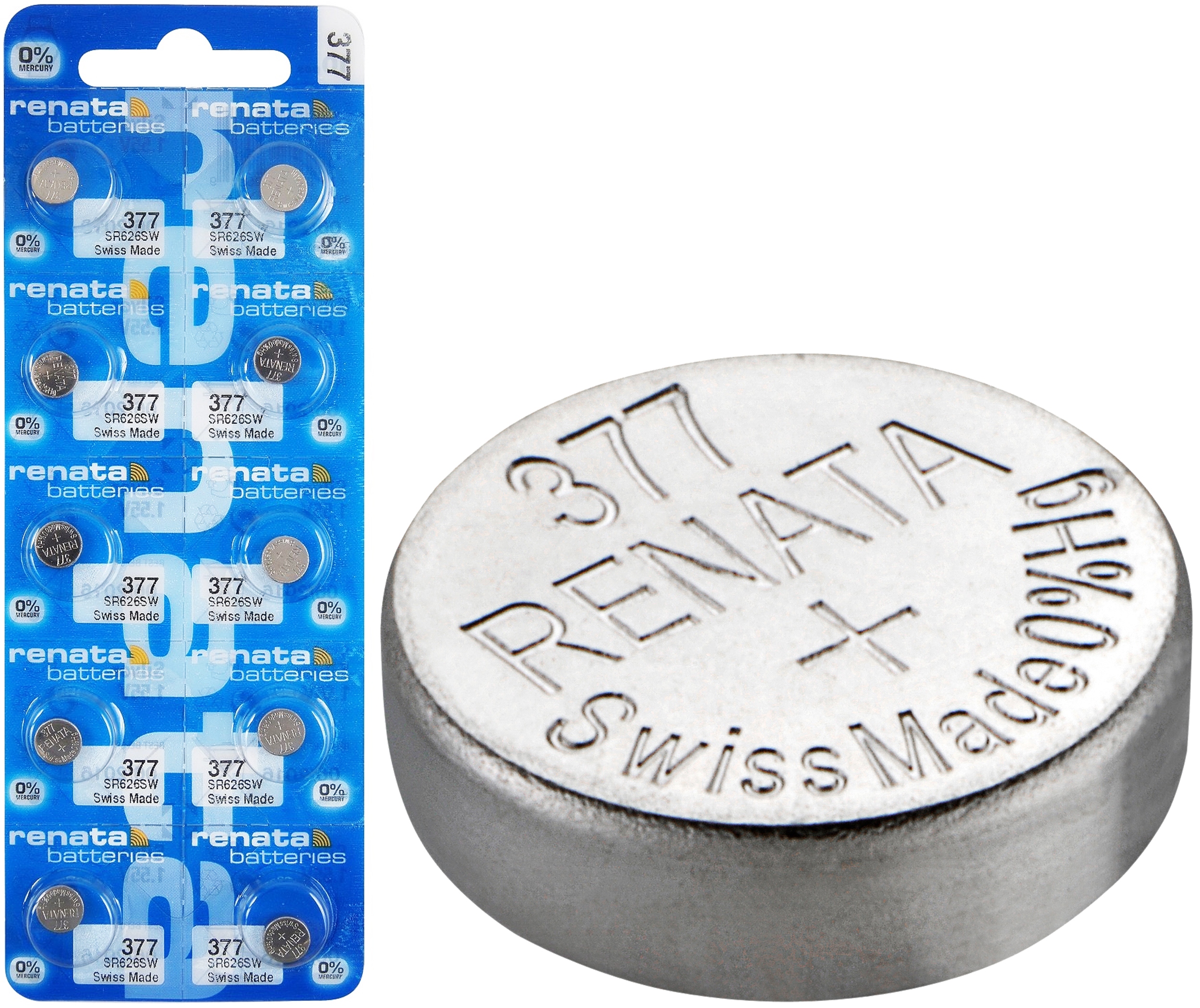 

Renata bateria srebrowa 377 SR626SW 1,55V 10 szt