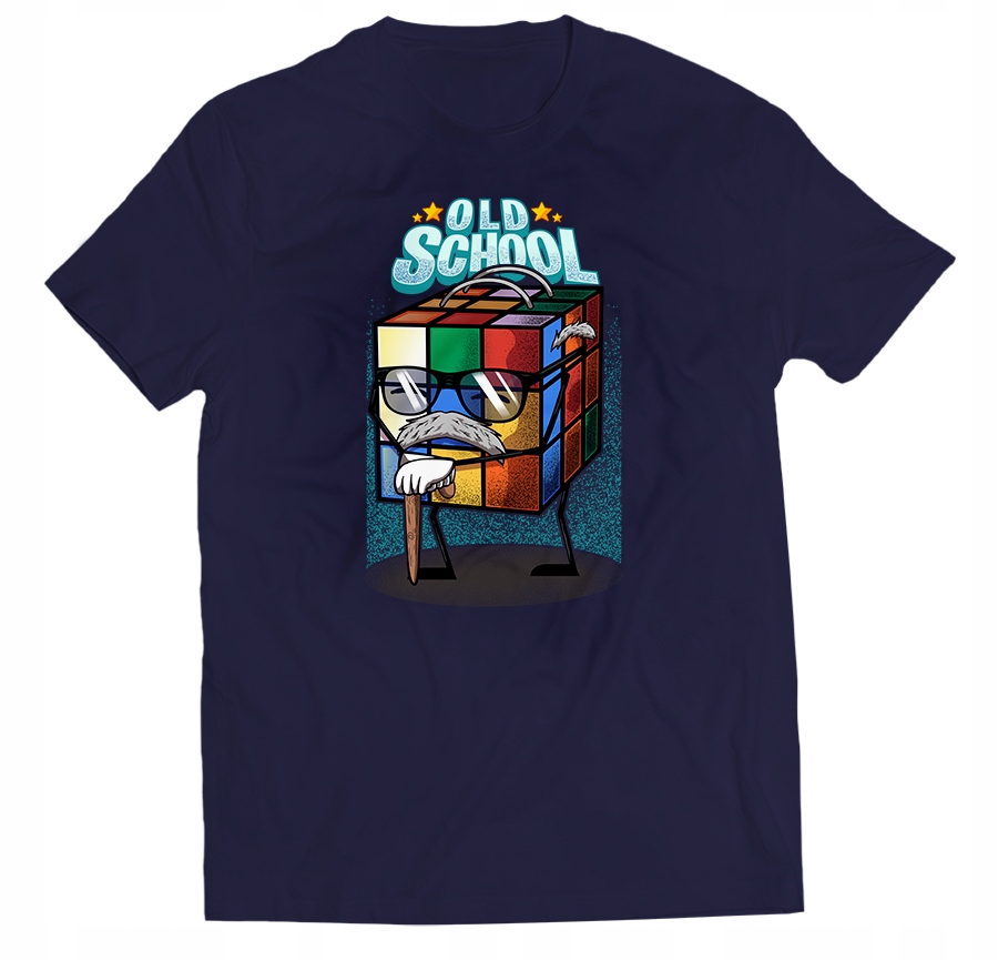 

Koszulka Rubik Cube Kostka Oldschool Game Gra XL