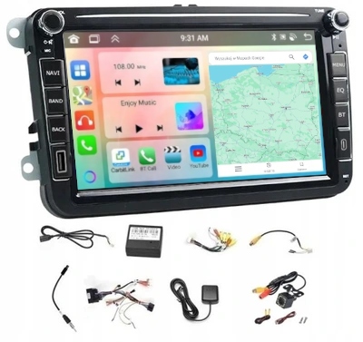 Rádio Navigácia Carplay Gps Andorid Seat Leon II 2005-2012 Wifi 4GB 64GB