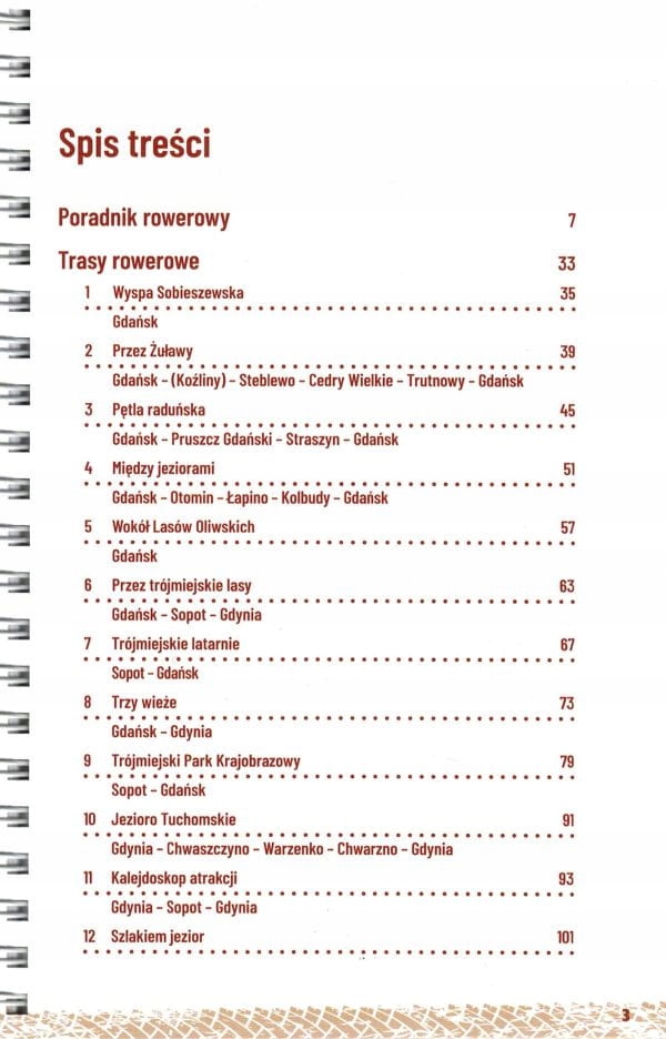 TRÓJMIASTO I OKOLICE PRZEWODNIK ROWEROWY BEZDROŻA ISBN 9788328353626