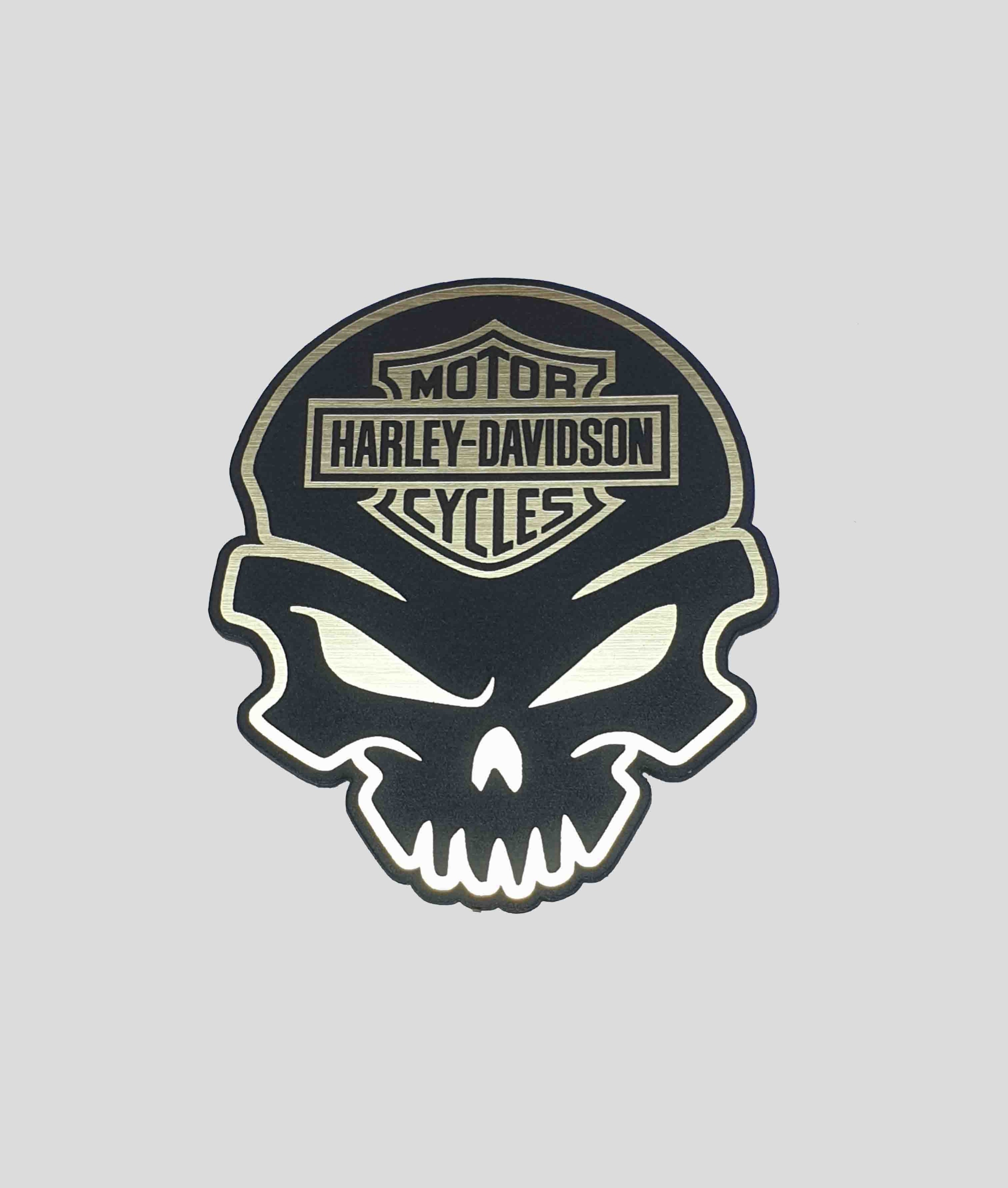 

Harley-davidson naklejka 62 x 76 mm *złota