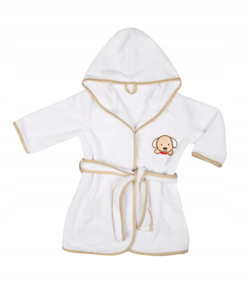 

Duetbaby Ciepły szlafrok dziecięcy 92-104 cm White